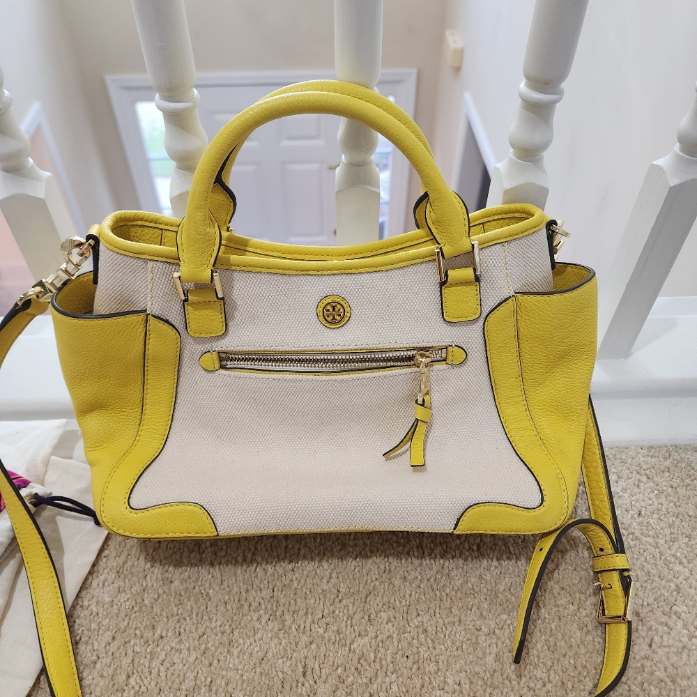 Tory Burch The Frances Canvas Satchel